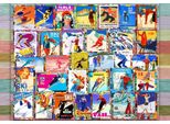 Puzzle Di Grafika Poster Di Francobolli Da Sci - Puzzle Invernale Da 1000 Pezzi