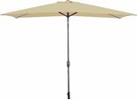 Ombrellone Marbueno Acciaio 8 Montanti 200X300 Cm Poliestere Marrone Giardino 10492