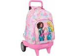 Zaino Scuola Barbie Painterly Pink Sky Blue 33 X 45 X 22 Cm