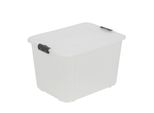 Branq Velur 30L Scatola Di Stoccaggio Con Coperchio Trasparente