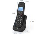 Sistema Telefonico Cordless Espandibile Con Display A 3 Linee Supporto Id Chiamante 5 Portatili Connessione 50 Memorie Della Rubrica Chiamate A Mani Libere Conferenza Intercomunicante Funzione Mute 16 Lingue Per Ufficio Affari Casa Famiglia