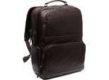 The Chesterfield Brand Zaino Per Laptop Zaino Con Scomparto Per Laptop Lennox Backpack Brown Marrone Scuro