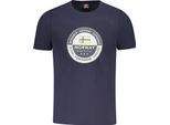 T-Shirt Manica Corta Girocollo Logo Norway 1963 Navy : Taglia - Xl Taglia: Xl
