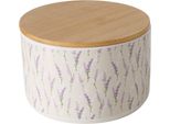 Ciotola In Ceramica Lavander Con Coperchio In Bambù, Ø 16 Cm