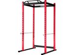 Gabbia Da Allenamento Hms KLT21, Acciaio, 200 Kg, Rosso-Nero