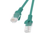 Lanberg Patchcord KAT.6 Utp 0.5M Zielony Fluke Passed Lanberg 10-PACK