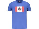 Norway 1963 T-Shirt Girocollo Logo Blu : Taglia - M Taglia: M