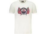 Norway 1963 White Logo Shirt Short Sleeve Circular Neck : Taglia - M Taglia: M
