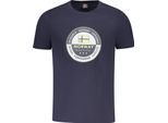 T-Shirt Manica Corta Collo Rotondo Logo Norway 1963 Navy : Taglia - L Taglia: L