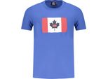 Norway 1963 T-Shirt Girocollo Logo Blu : Taglia - L Taglia: L