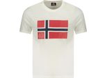 Norway 1963 T-Shirt Bianca Girocollo Stampa Logo 856022 : Taglia - Xl Taglia: Xl