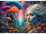 Puzzle Bluebird Rainbow Forest - Giocattolo Colorato Da 1000 Pezzi