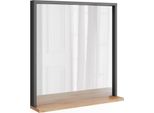 Vicco Guardaroba Da Ingresso Orlando, 57 X 60 Cm Con Specchio, Antracite/Quercia Dorata