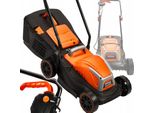 Kraft&Dele Tosaerba Elettrico Tosaerba Motorizzato 2600W Larghezza Di Taglio 32 Cm 3 Altezze Di Taglio Passi Capacità Del Contenitore Dell'erba 25L