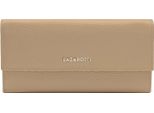 Lazarotti Pelle Portafoglio Bologna Leather Wallet With 12 Card Slots Sand Beige