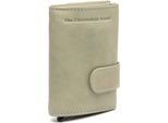 The Chesterfield Brand Pelle Porta Carte Di Credito Iriona Cardholder Ocean Green Nivala Beige