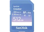 Sandisk Creator 512 Gb Sdxc UHS-II Classe 10