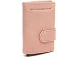 The Chesterfield Brand Pelle Porta Carte Di Credito Iriona Cardholder Vintage Rose Rosa Salmone
