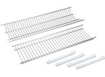 Kit Di Installazione Sauvic In Acciaio Inox Per Mobile Lavastoviglie 75 Cm Argento Argento Taglia Unica