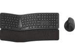 Set Combinato Ergonomico Multimodale Rapoo "8810ME"", Grigio, Set Mouse/Tastiera Qwertz (00228285)"