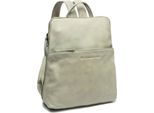 The Chesterfield Brand Pelle Zaino Per Il Tempo Libero Zaino Bern Backpack Ocean Blue Cachi