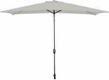 Ombrellone Marbueno Acciaio 8 Montanti 200X300 Cm Poliestere Bianco Giardino, Piscina, Terrazza