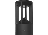 Lampada Da Giardino A Stelo Moderna 60 Cm Led 10W Colore Caldo Rotonda Nero Sabbiato Nomad Italux