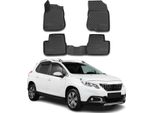 2014-2019 Peugeot 2008 Tappetini Tpe Nero 4 Pz