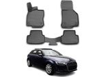 Tappetini In Gomma Omac Per Audi A3 2012-2020 Hb Tpe Nero 4X