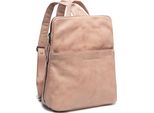 The Chesterfield Brand Pelle Zaino Per Il Tempo Libero Zaino Bern Backpack Vintage Rose Rosa Salmone
