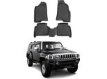 2005-2010 Hummer H3 Tappetini Tpe Nero 4 Pezzi