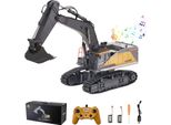 Escavatore Rc Telecomandato Giocattolo - 22 Canali In Scala 1:14 - Escavatore Per Bambini