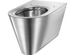 Delabie Wc S21 S Wandh. Anschl. Von Hinten Edst. 1.4301 Satiniert