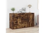 Vidaxl Credenza In Rovere Fumé 120 X 36 X 69 Cm Materiale In Legno