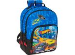 Safta 612538773 Zaino Hot Wheels Let's Race 10L 27X33X10 Cm Blu Blu Taglia Unica