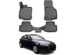 2012-2024 Audi A3 Tappetini Tpe Nero 4 Pz
