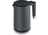 Bollitore Elettrico Arendo In Acciaio Inox Core, 1,5L, 2000W, Doppia Parete, Senza Bpa, Cool-Touch, Base 360°, Led, Protezione Da Surriscaldamento, Grigio Opaco