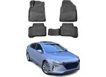 2017-2022 Hyundai Ioniq Hybrid Phev Tappetini Tpe Nero 4 Pz