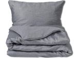 Set Di Biancheria Da Letto In Raso 220X200 Exclusive Grigio Cenere