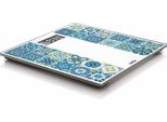 Bilancia Elettronica Ricaricabile Laica Flake - Ricarica Usb, Vetro Temperato, Ampio Display Lcd, Design Sottile, Bilancia Pesapersone, Blu