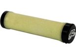 Renthal Lock On Manopole Con Rivestimento Aramidico Giallo, Nero Giallo, Nero Taglia Unica