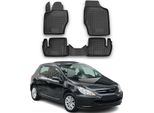 2001-2008 Peugeot 307 Tappetini Tpe Nero 4 Pz