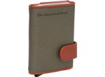 The Chesterfield Brand Porta Carte Di Credito Portafoglio Sabana Cardholder Steel Green Oliva