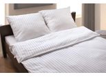 Biancheria Da Letto Damascata 220X200 Strisce Bianche Ogni 2 Cm