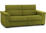 Talamo Italia Divano Letto 2 Posti Brusasco 95X205 Cm Nero, Sfoderabile Contenitore Italy