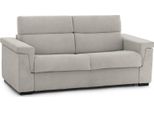 Talamo Italia Divano Fisso 3 Posti Cantu 95X225 Cm Beige Beige, Sfoderabile Lavabile Italy
