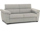Talamo Italia Divano Letto 2 Posti Contrada 95X205 Cm Nero, Sfoderabile Contenitore Italy