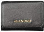 Elegante Portafoglio Da Donna Nero Con Cerniera E Bottone A Pressione