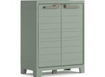 Dmora Armadio Da Esterno Quesnel 44X80X100H Cm Grigio, Apertura Battente 2 Ante Italy