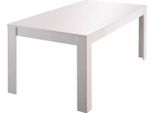 Dmora Tavolo Allungabile Takumi 90X137X79H Cm Bianco Lucido, Allungabile 10 Posti Italy